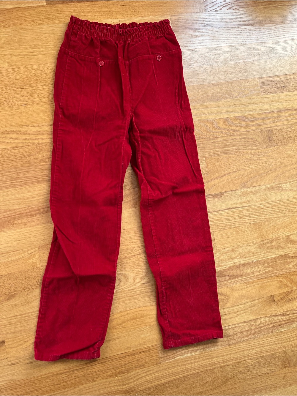 Vintage JM Sportswear youth 14 red corduroy pants